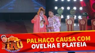 Palhaço causa com Ovelha e convidado da plateia | Circo do Tiru (04/07/24)