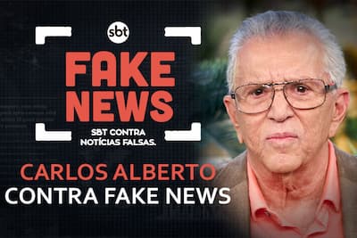 SBT Contra Notícias Falsas: Vítima no passado, Carlos Alberto comenta sobre o mal de mentiras