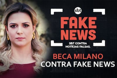 SBT Contra Notícias Falsas: Beca Milano alerta sobre o perigo de replicar Fake News