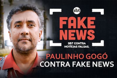 SBT Contra Notícias Falsas: Por causa de mentiras virtuais, Paulinho Gogó quase se divorciou