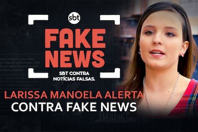SBT Contra Notícias Falsas: Larissa Manoela alerta sobre Fake News e comenta boato com Maisa