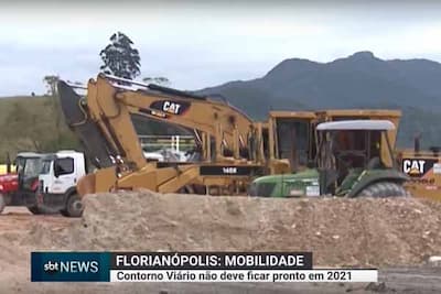 A obra do Contorno Viário na Grande Florianópolis atrasa