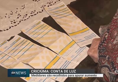 Conta de luz em Criciúma: medidores são recolhidos