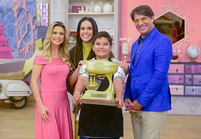 David é o grande campeão do Junior Bake Off Brasil