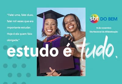 SBT do Bem destaca importância da família no Dia Nacional da Alfabetização