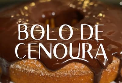 Receita de bolo de cenoura | Minutinhos da Chef