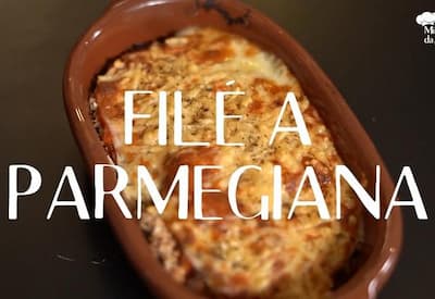 Receita de filé à parmegiana | Minutinhos da Chef