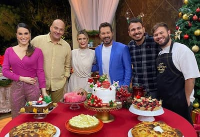 Último "Cereja do Bolo" reúne time do "Bake Off Brasil" para preparar a ceia de Natal