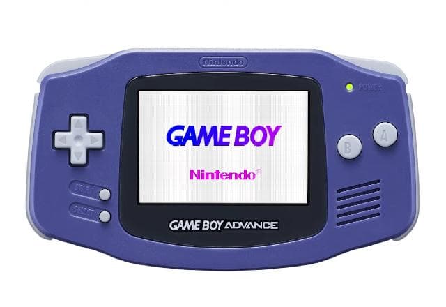 Imagem promocional do Game Boy Advance