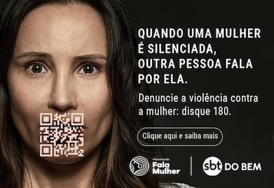 SBT do Bem e a Associação Fala Mulher se unem para dar voz ao silêncio das vítimas de violência contra a mulher