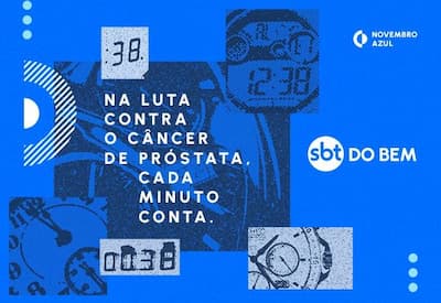 SBT do Bem lança campanha "Break da prevenção" para reforçar o cuidado com a saúde do homem