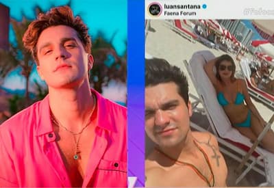 Polêmica das fotos antigas: Luan Santana também tem postagens com ex no Instagram