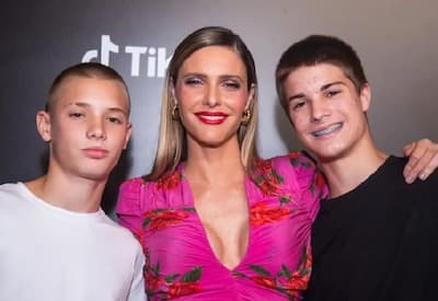 Fernanda Lima diz apoiar a carreira de modelo dos filhos