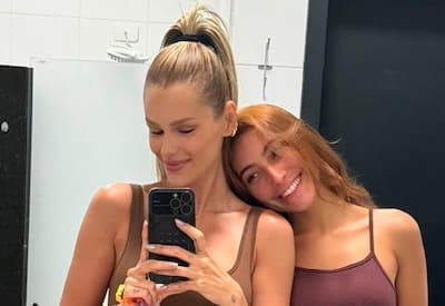 Yasmin Brunet e Vanessa Lopes treinam juntas após viagem à Bahia