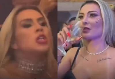 Andressa Urach e Juju Ferrari protagonizam briga em festa