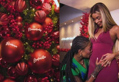 Brunna Gonçalves e Ludmilla surpreendem com decoração de Natal luxuosa