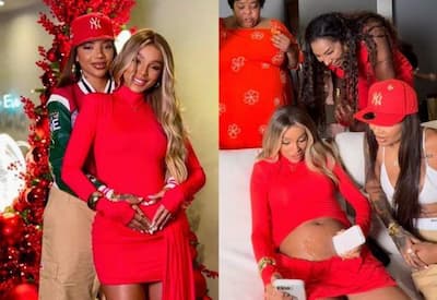 Ludmilla e Brunna Gonçalves emocionam família com ultrassom especial no Natal