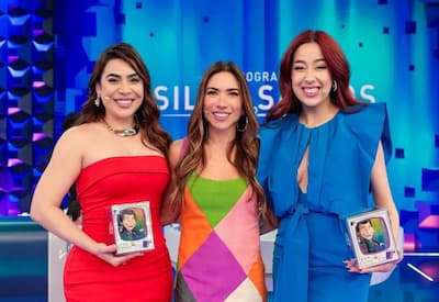 Programa Silvio Santos inédito recebe Camila Pudim e Naiara Azevedo