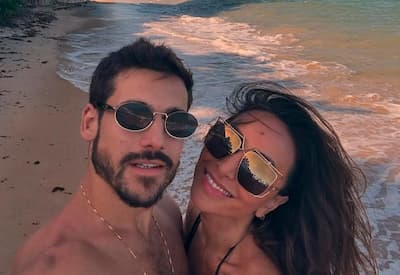 Sabrina Sato e Nicolas Prattes mostram álbum de fotos de lua de mel