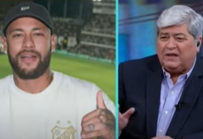 Datena comenta retorno de Neymar ao Brasil: "Vai se preservar"