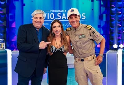 Datena e Comandante Hamilton se enfrentam no Programa Silvio Santos com Patricia Abravanel