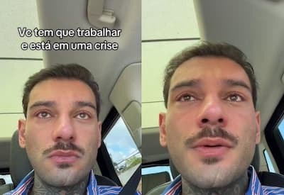 Lucas Lucco chora em vídeo: "Você tem que trabalhar e está em crise"