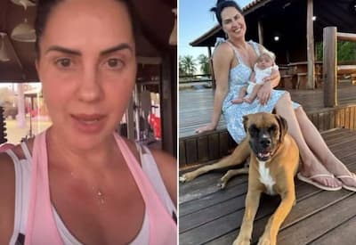 Graciele Lacerda atualiza fãs sobre acidente de cachorro: "Susto enorme"