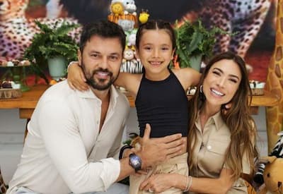 Patricia Abravanel celebra aniversário de sete anos da sua filha