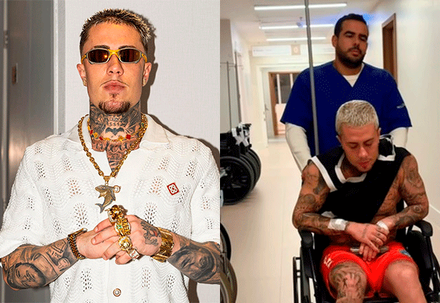 Mc Daniel aparece em hospital e comenta estado de saúde: "Quebrou"