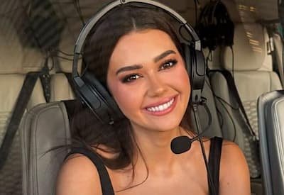 Influenciadora Franciny Ehlke ganha helicóptero do noivo bilionário