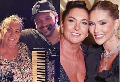 Virginia brinca com mãe após encontro: "Saiu pra jantar e voltou com fome?"