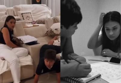 Simone Mendes tenta ajudar filho com lição e é dedurada: "Nem sabe matemática"