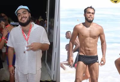 Filho de Preta Gil surpreende ao posar de sunga após emagrecer 35 kg