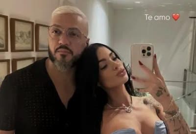 EXCLUSIVO! Namorada de Belo revela o motivo de não ter ido para festa do Leo Dias