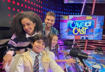 Diego Laumar e Mel Summers reagem a cena de A Caverna Encantada
