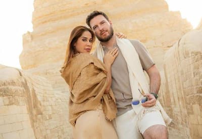 Maíra Cardi e Thiago Nigro vivem experiência exclusiva nas pirâmides do Egito