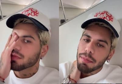 Zé Felipe passa perrengue na volta da viagem: "A mala foi extraviada"