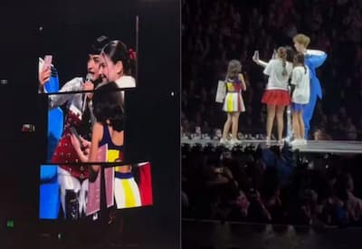 Katy Perry para show e manda recado para professora de fã que deixou de estudar para vê-la