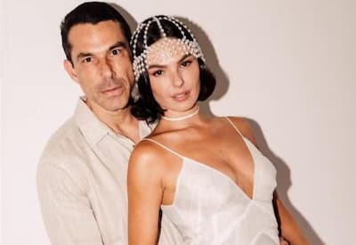 Isis Valverde e Marcus Buaiz embarcam para lua de mel na Itália