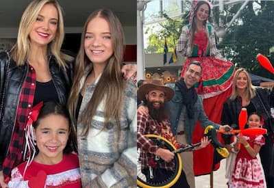 Ticiane Pinheiro curte festa junina em família e encanta seguidores