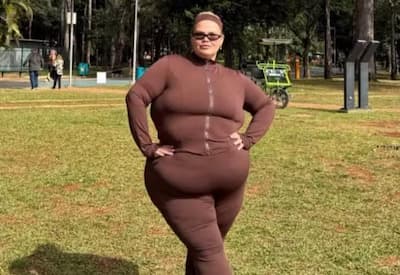 Dois meses após bariátrica, Thais Carla exibe corpo ao se exercitar