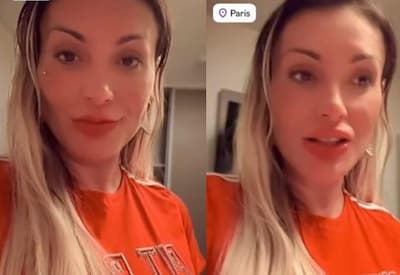Andressa Urach faz desabafo sobre noitada em Paris: "Não sabem chegar em mulher"