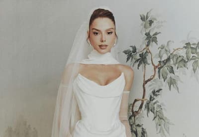 Giovanna Lancellotti se casa com Gabriel David aos pés do Cristo Redentor