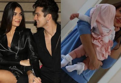 Jade Magalhães compartilha momento fofo com a filha Serena na piscina