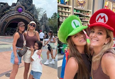 Ticiane Pinheiro posta novas fotos de férias com as filhas em Orlando