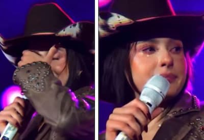 Ana Castela cai no choro em desabafo durante show: "Não estou aguentando"