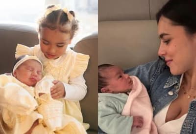 Bianca Biancardi se derrete por Mel, filha de Bruna Biancardi e Neymar
