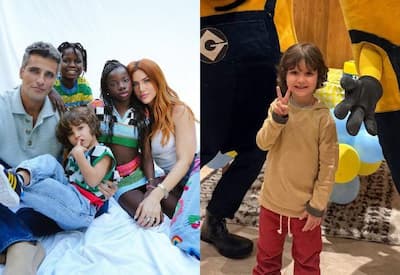 Zyan, filho de Giovanna Ewbank e Bruno Gagliasso, faz 5 anos com surpresa dos Minions