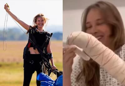Sammy, ex de Pyong Lee, mostra momento do acidente e impressiona com imagens da fratura