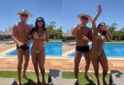 Gretchen rebola de biquíni fio-dental e fãs reagem: "Belíssima"